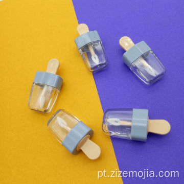 Tubos bonitos vazios da varinha do labelo plástico 5ml